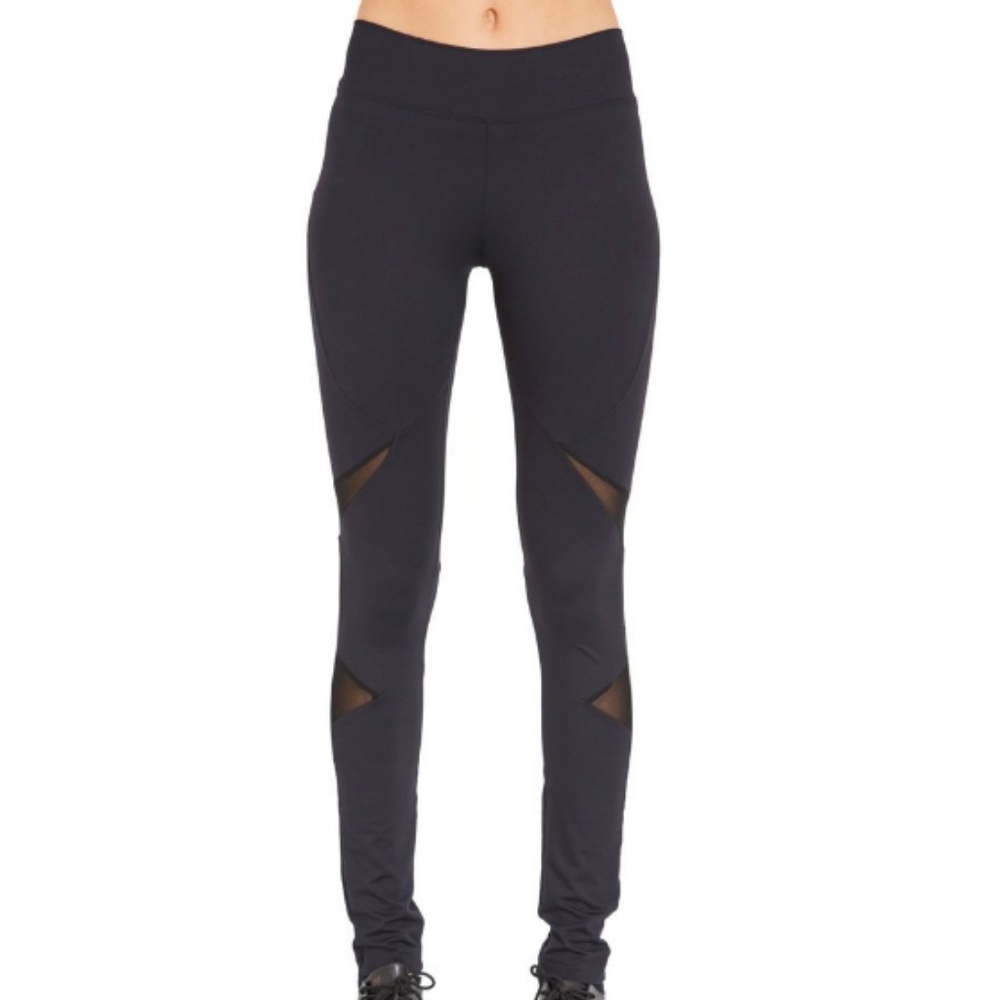 BOOM BOOM ATHLETICA FASHION COMPRESSION LEGGING, Black, XS